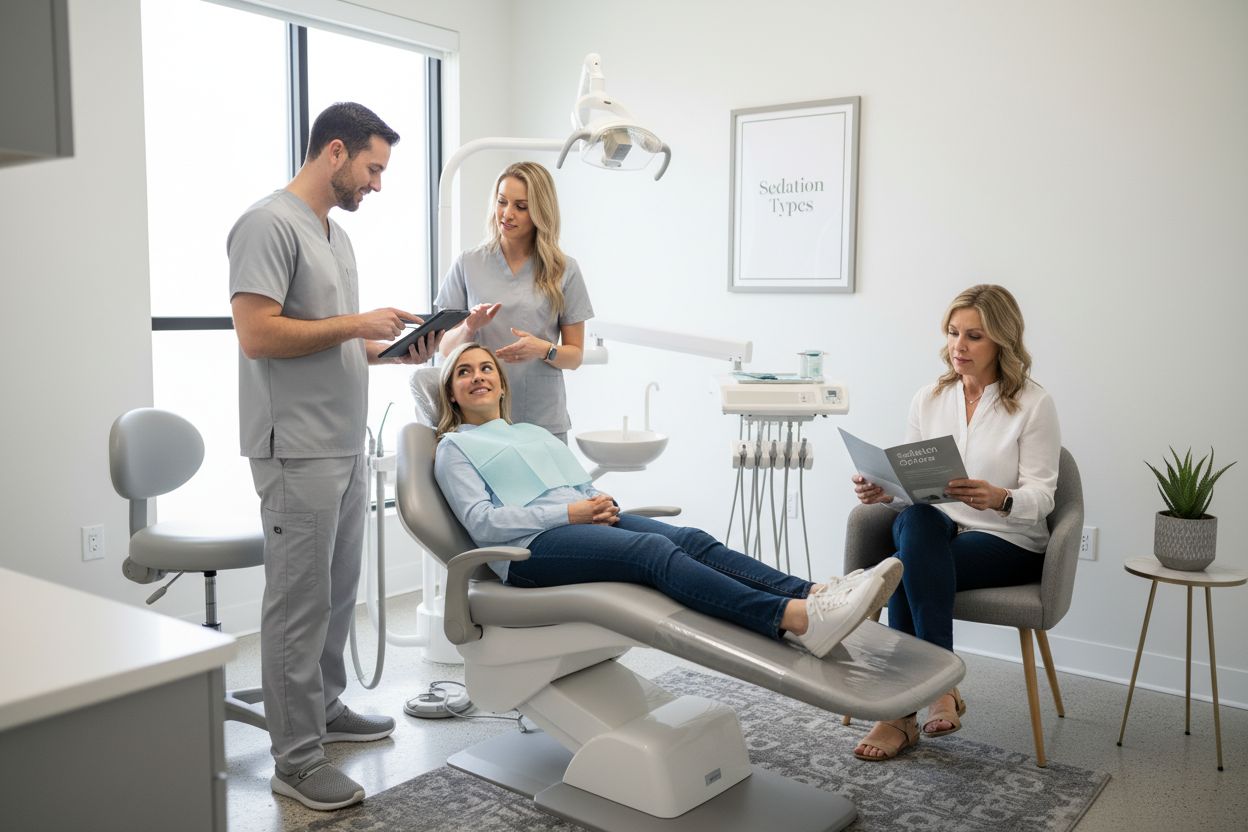 sedation options dentistry photo