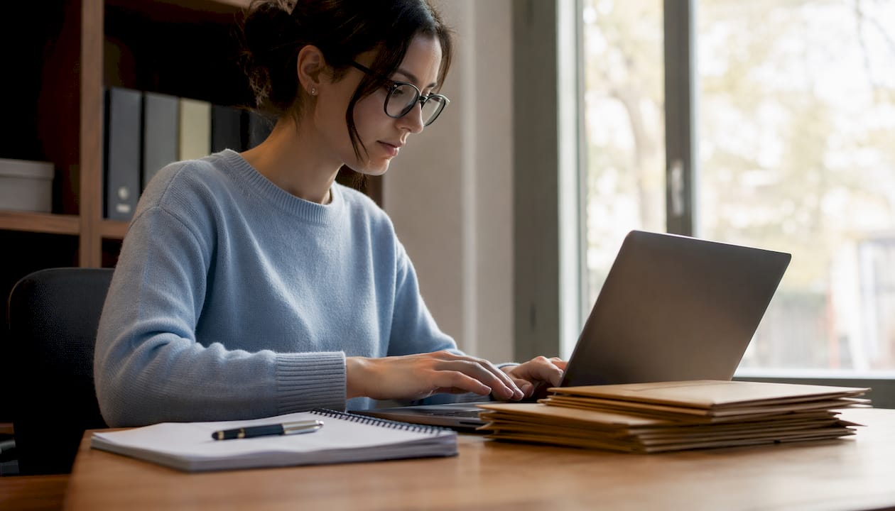 Utilisateur effectuant la modification de son adresse directement en ligne