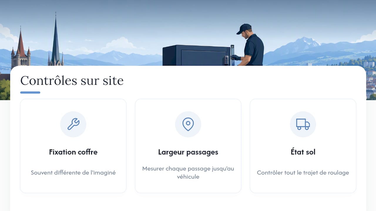 Trois contrôles de visite technique