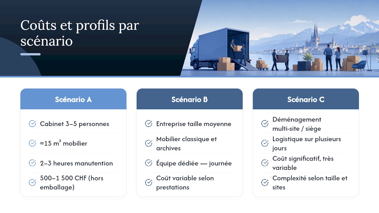 Combien coûte réellement un déménagement selon votre situation ? — overview diagram