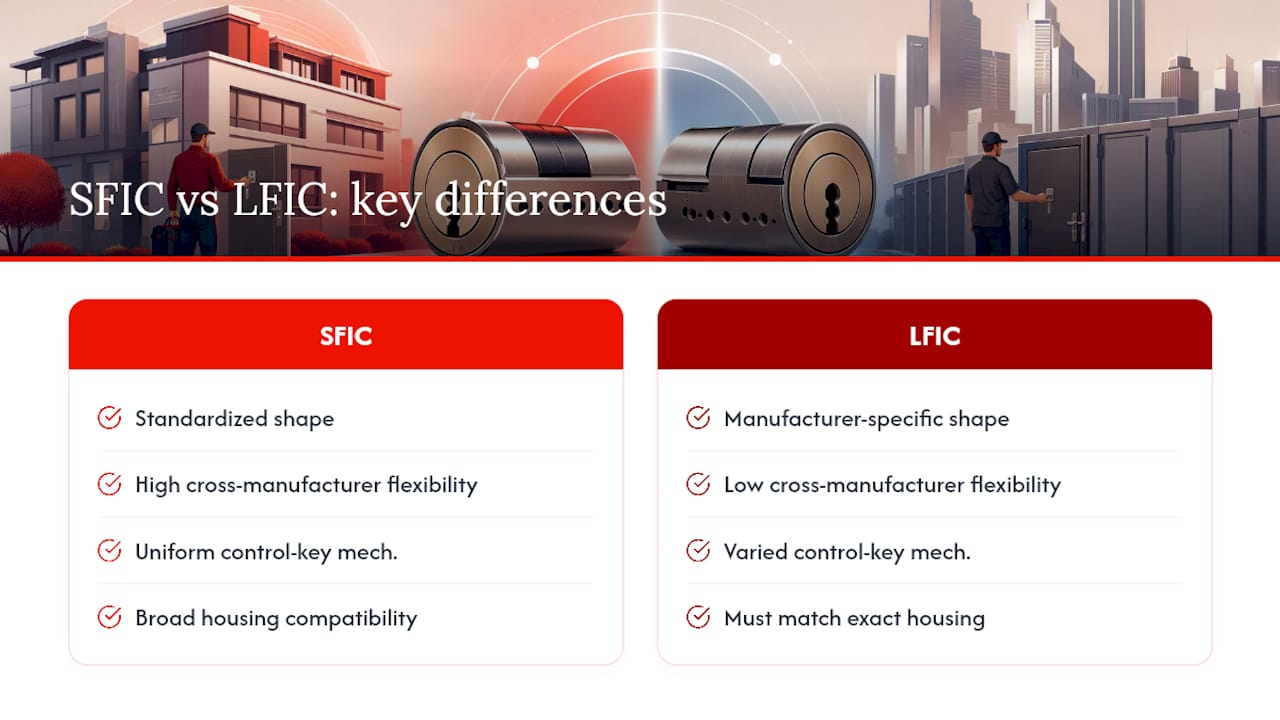 SFIC and LFIC core comparison diagram
