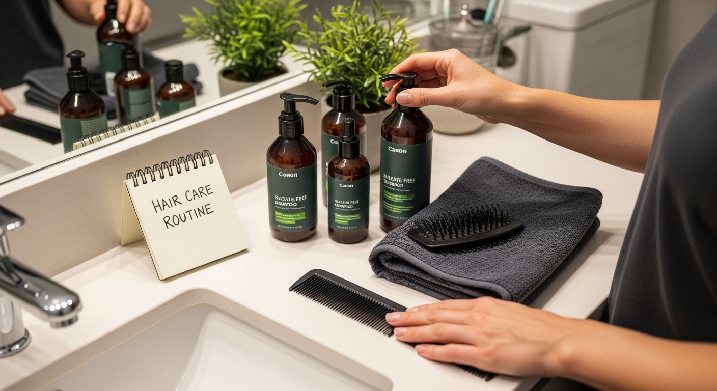 personalized hair care routine steps