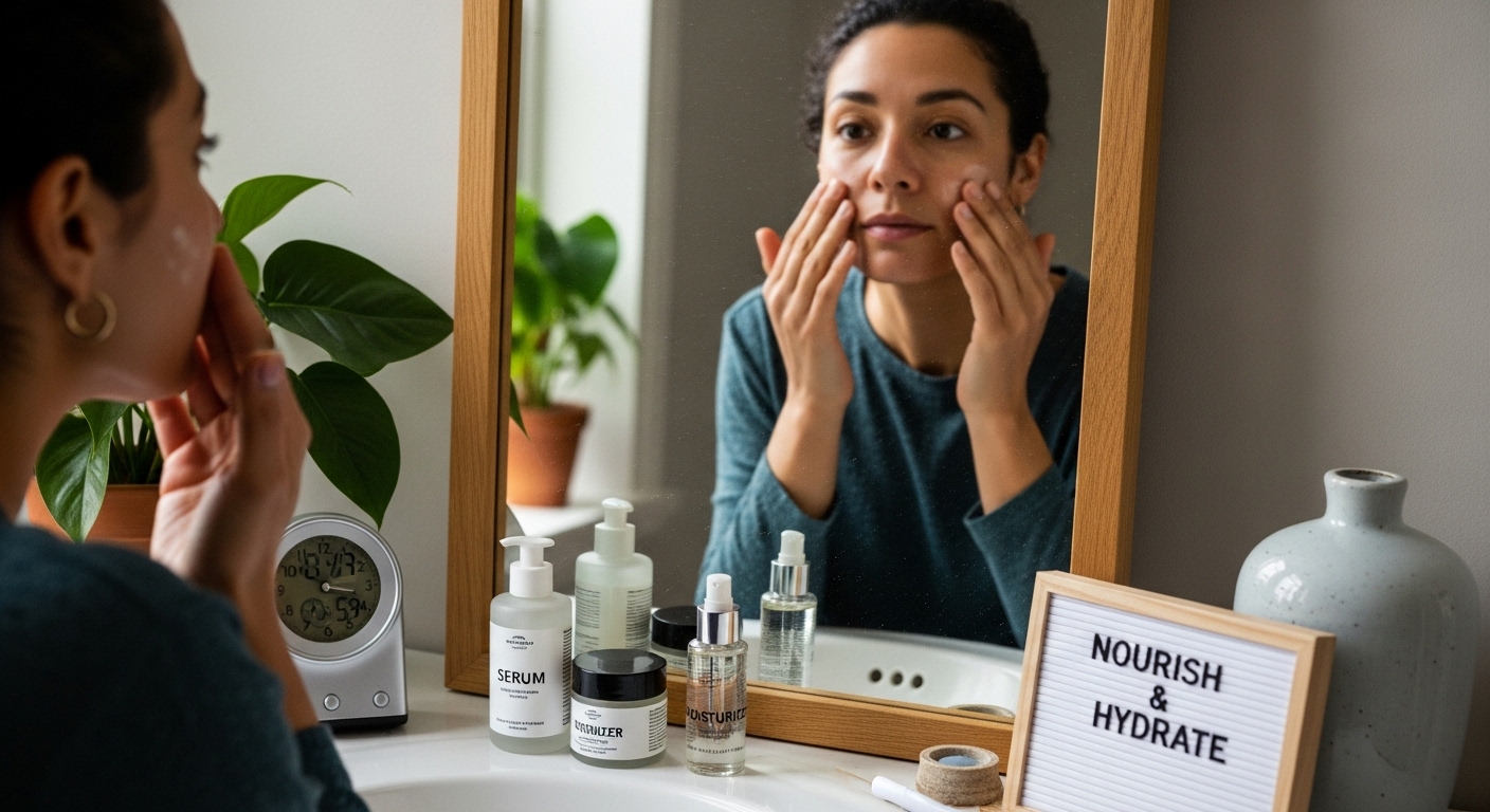 hydrating skincare step