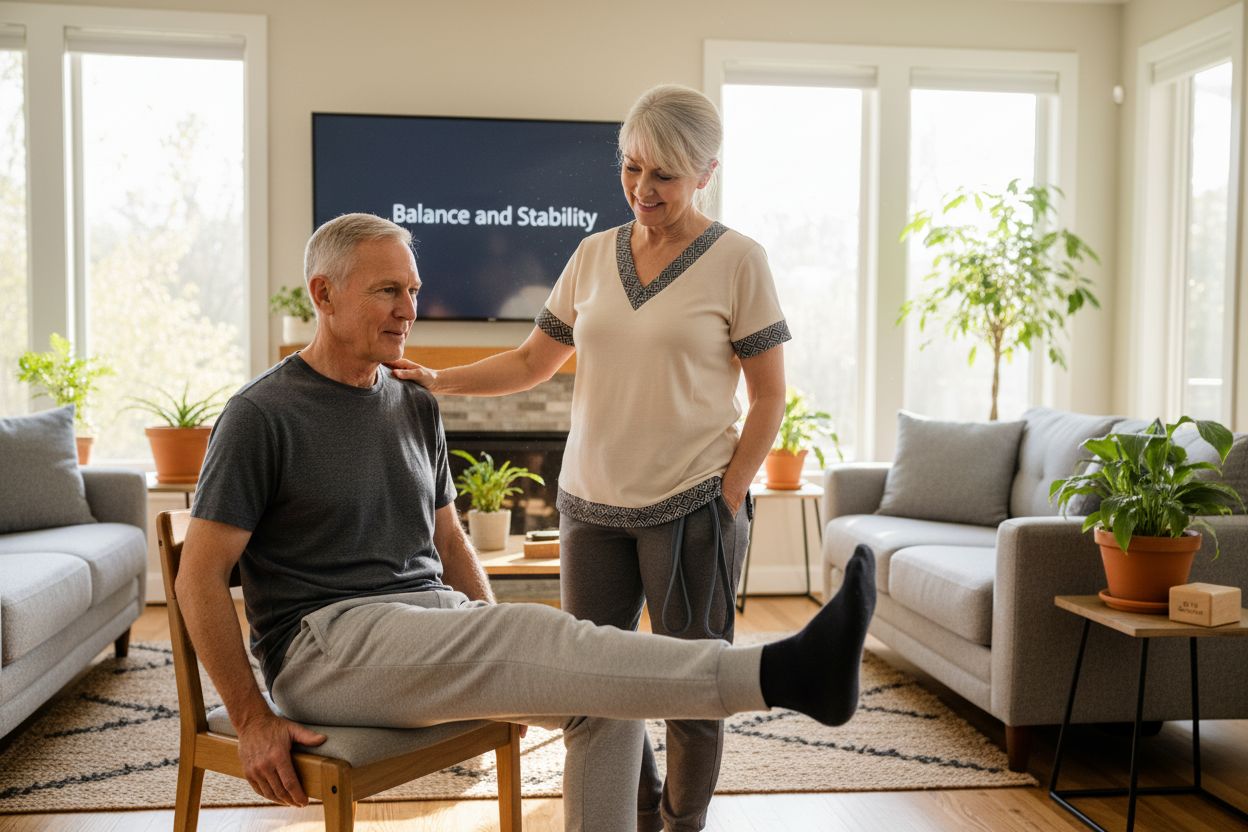 senior balance stability home