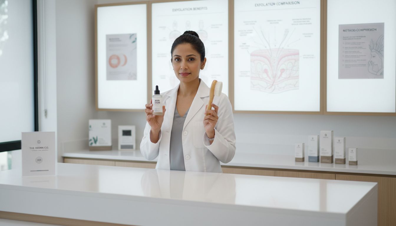 exfoliation comparison skincare