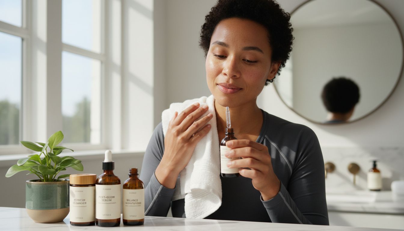 post-workout skincare