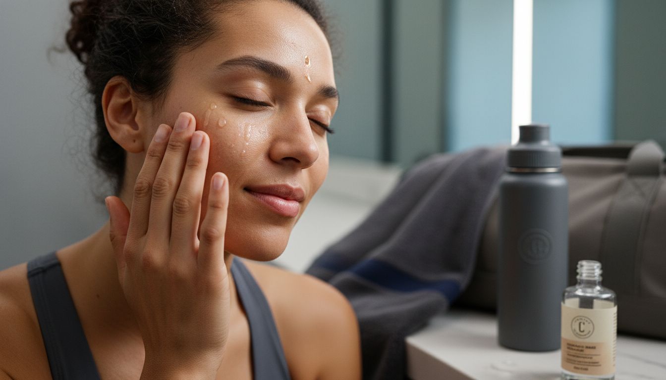 hydration serum application