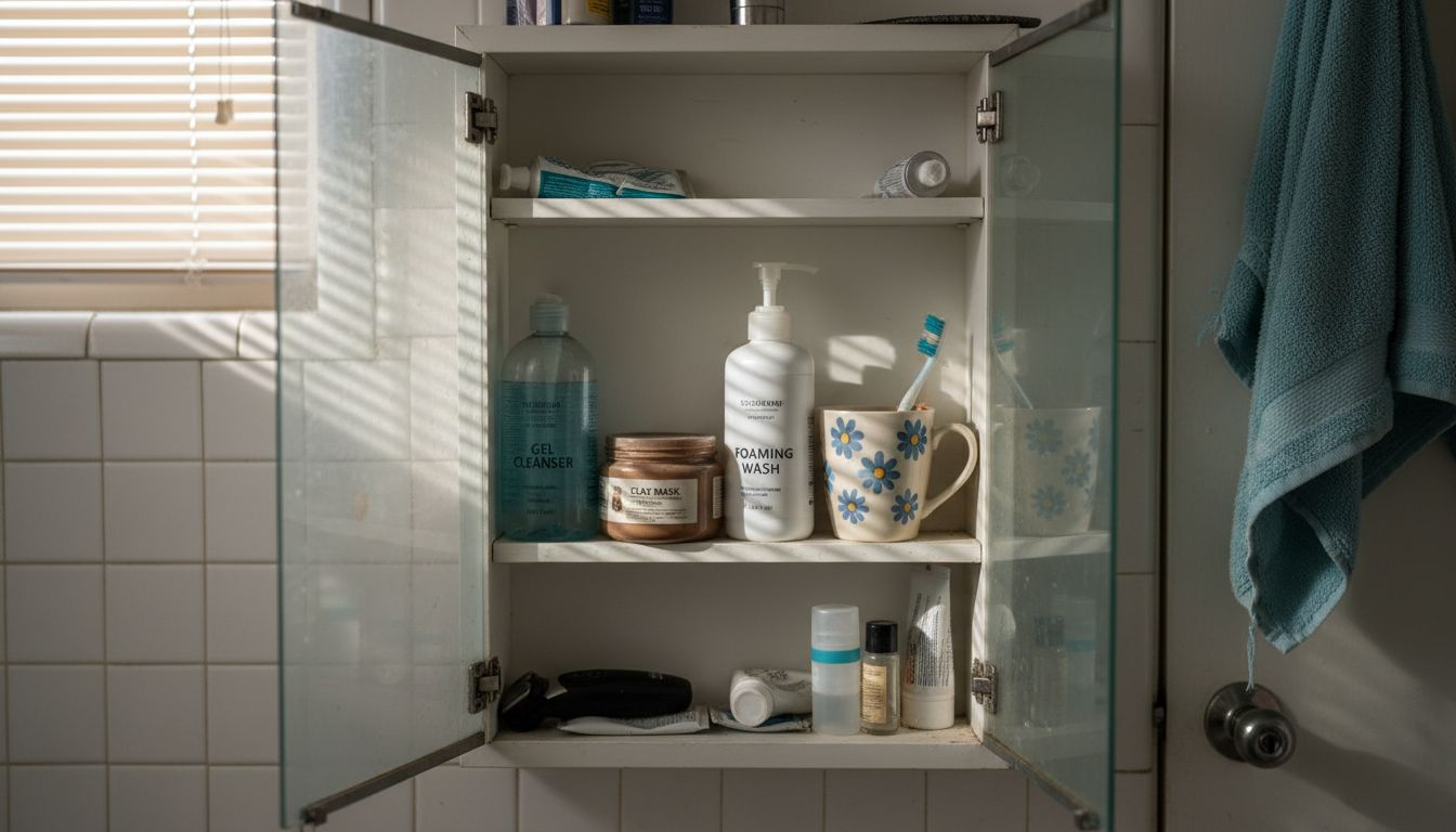 Face wash bottles and personal care items