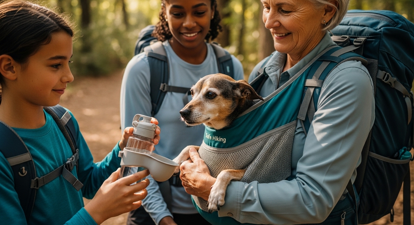 dog carrier safety hiking