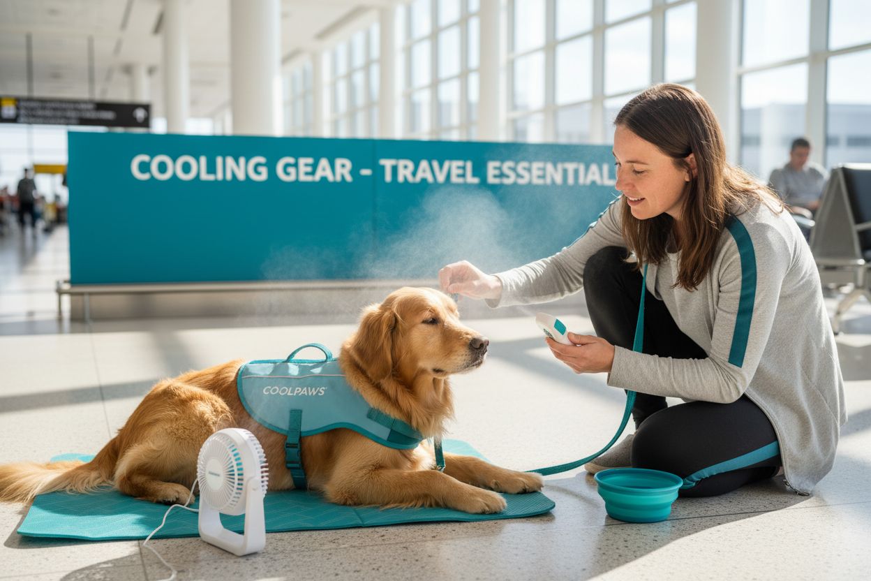 dog travel cooling gear