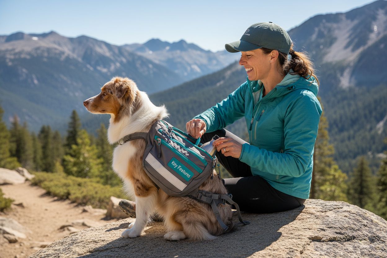 dog hiking backpack features