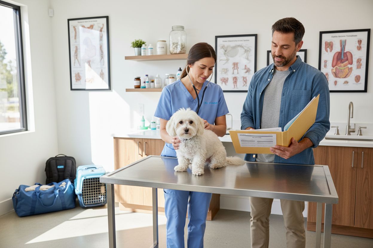 dog vet health check