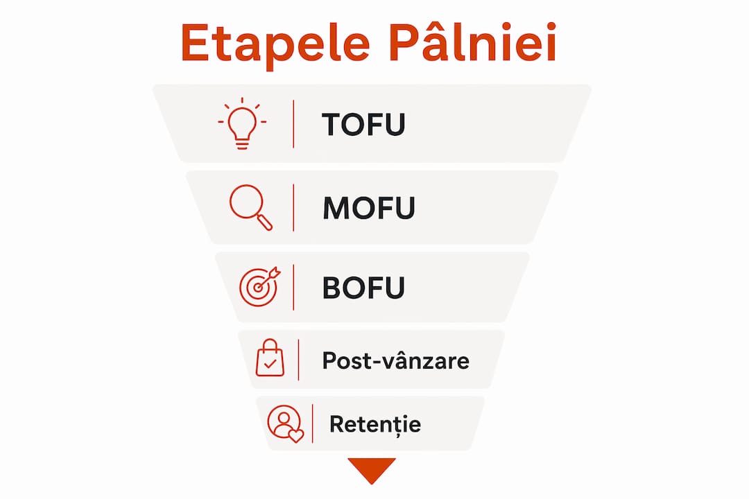 Infografic: pașii procesului de vânzare și indicatorii de performanță