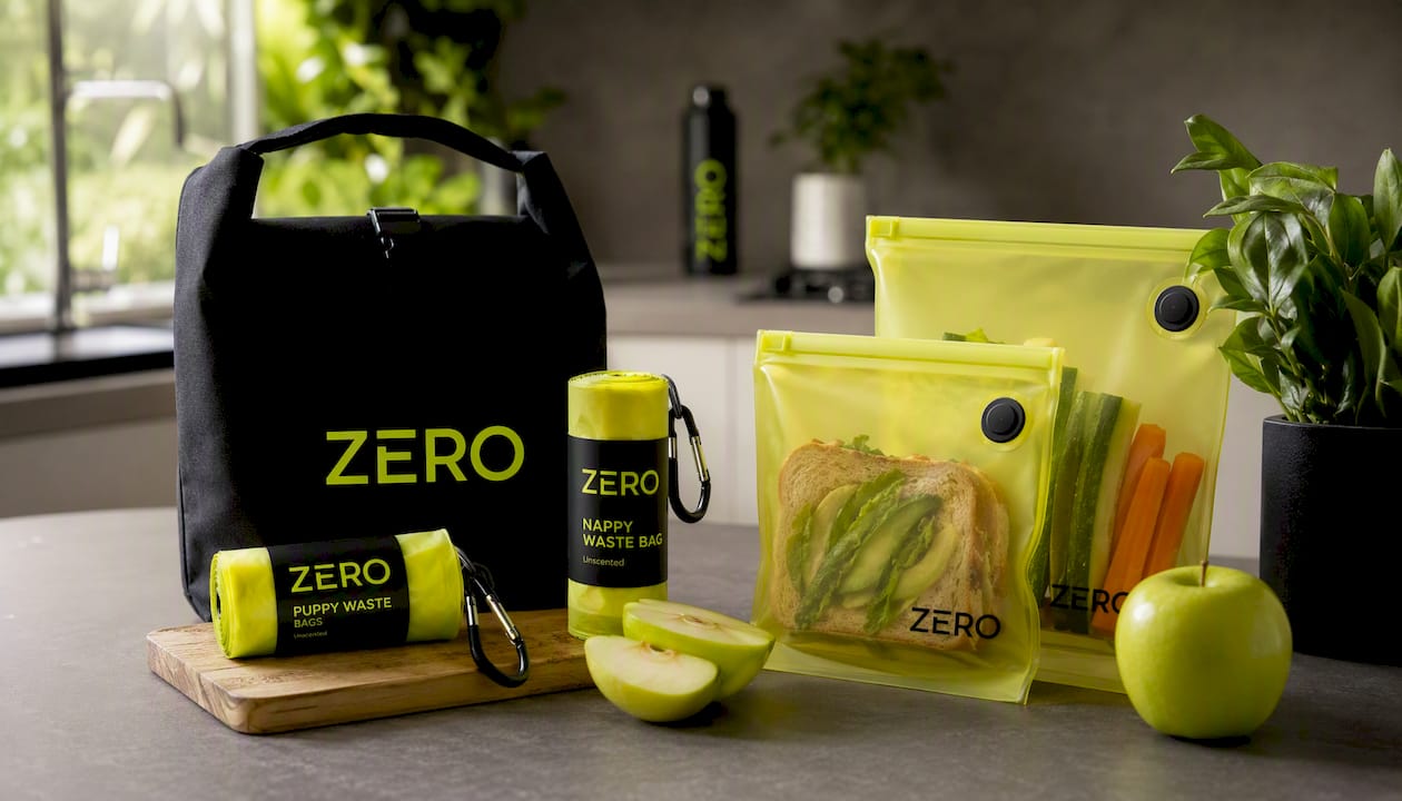 Plastic Free Resealable Food Storage Bags