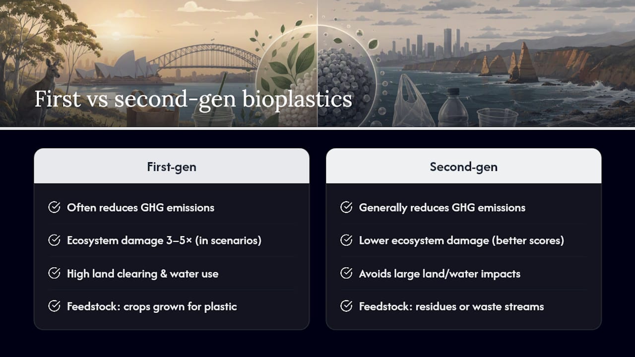 Do bioplastics actually reduce environmental harm? — overview diagram