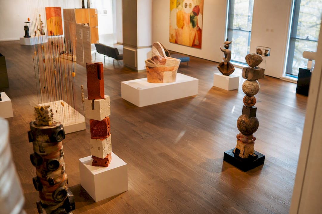 Contemporary art installation in Toronto gallery