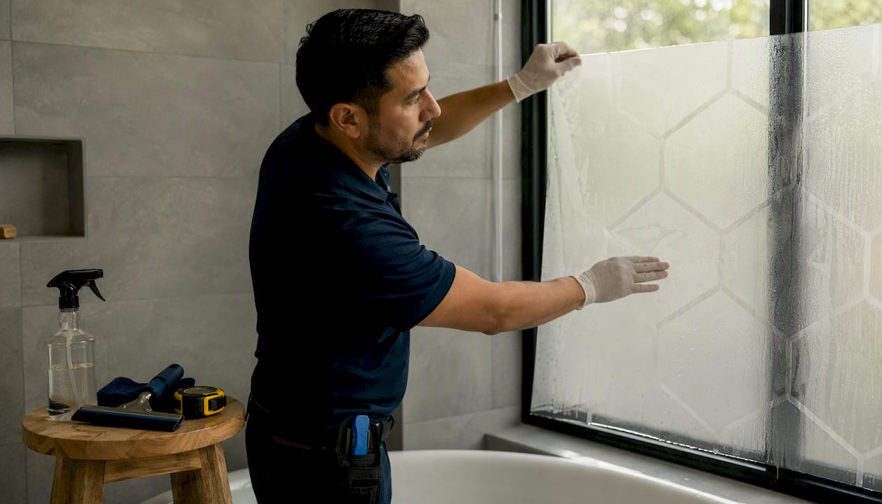 Bathroom Window Privacy Film: Pro Installation Guide