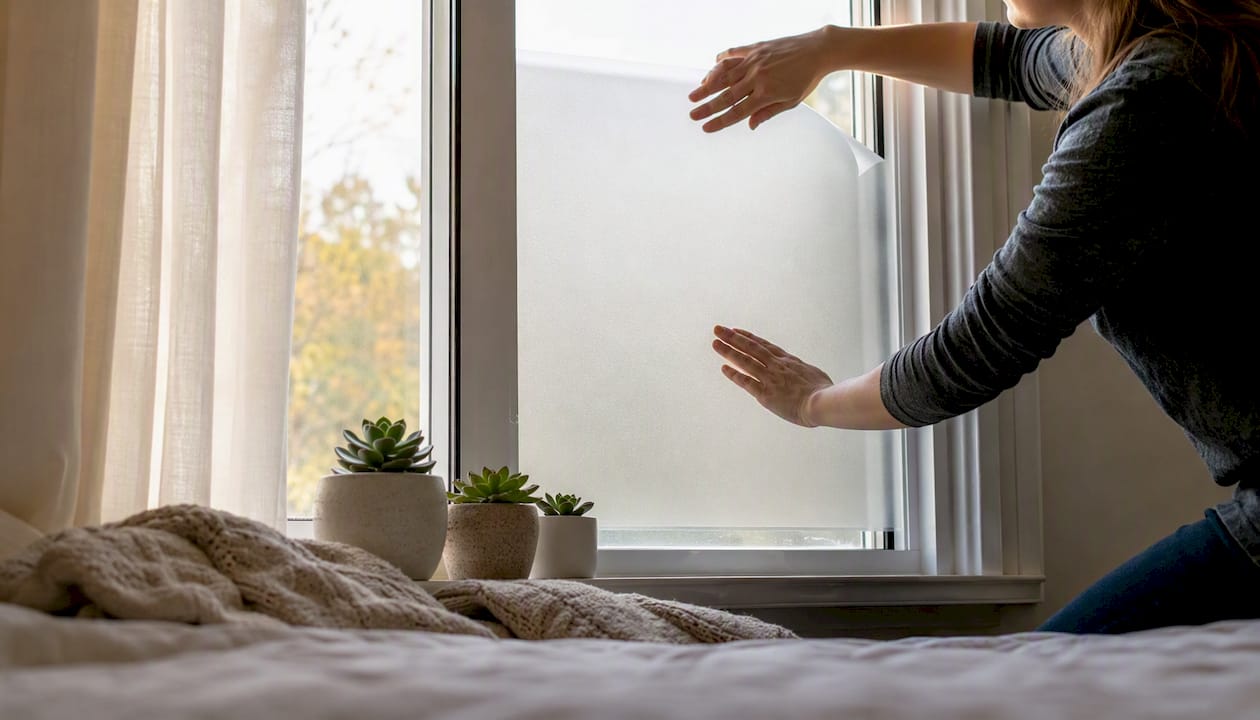 Bedroom Privacy Window Film: Day and Night Privacy Guide