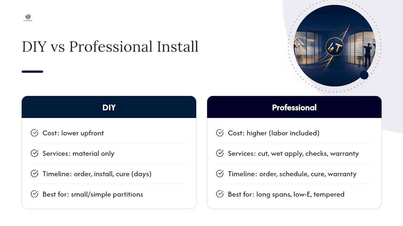 Is DIY or Professional Installation Better for Your Budget and Timeline? — overview diagram