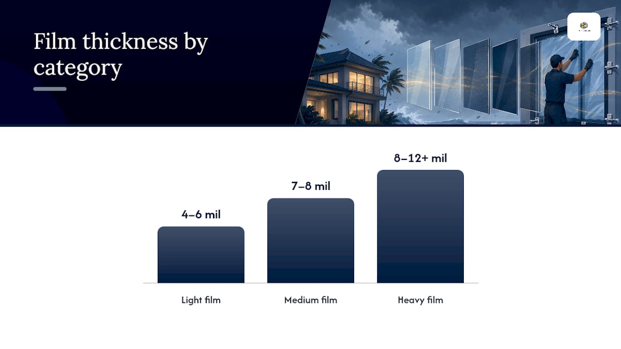 Choosing the Right Film Thickness for Your Home — overview diagram
