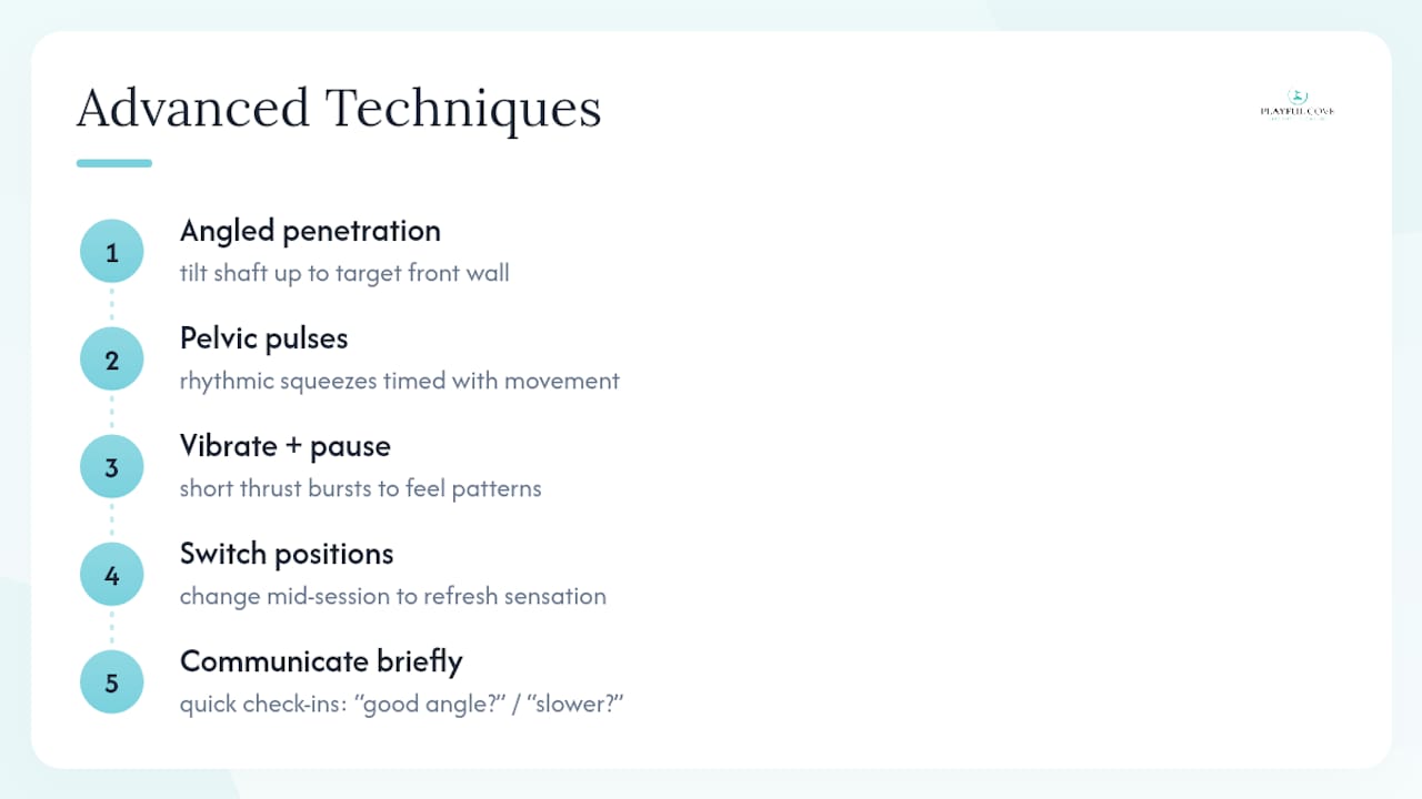 Advanced Techniques Once You've Got the Basics Down — overview diagram