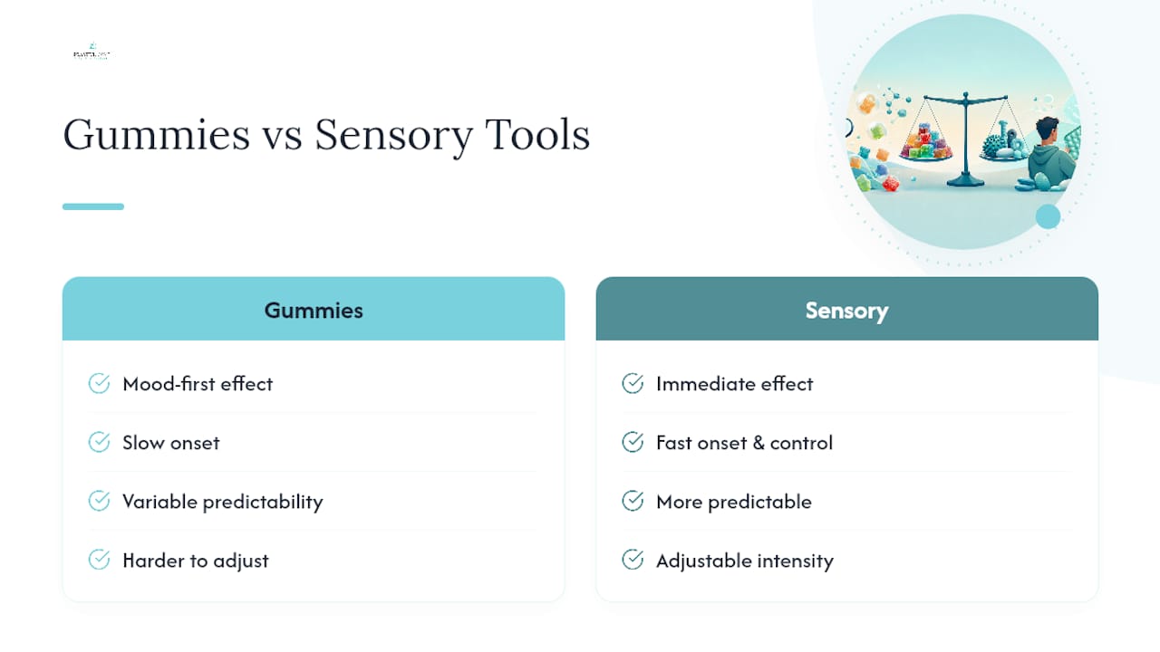 Where Gummies Fit Into a Real Intimacy Toolkit — overview diagram