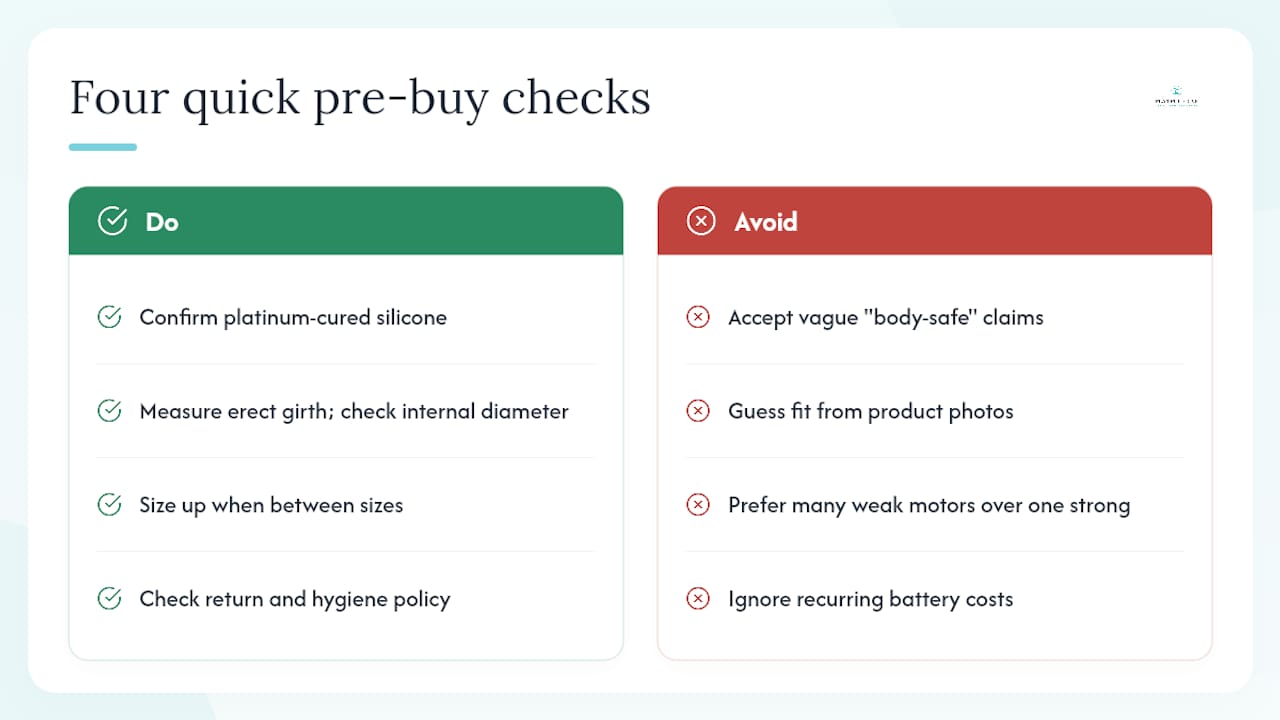 Four-part vibrating sleeve buying checklist
