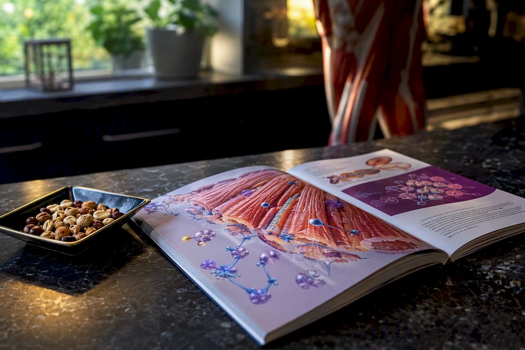 Muscle tissue diagram in textbook