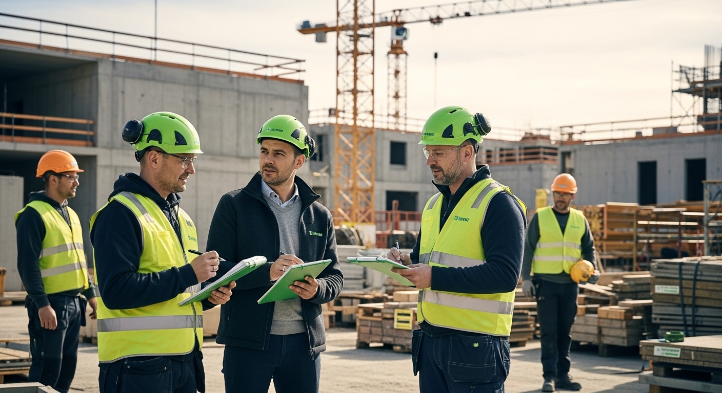 byggarbetsplats riskbedömning