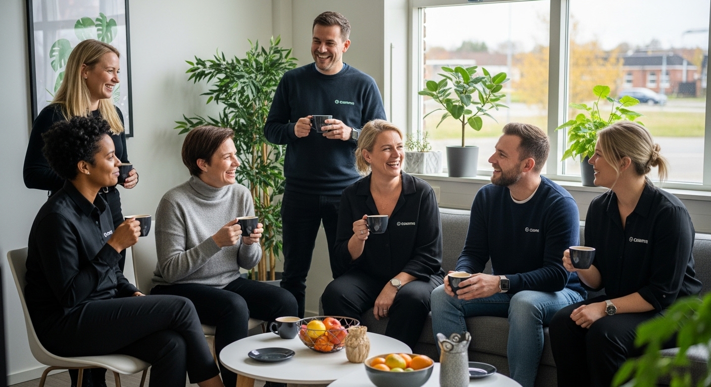 arbetsmiljö paus gemenskap god arbetsmiljö