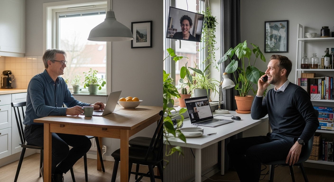 distansarbete digital arbetsmiljö hemkontor
