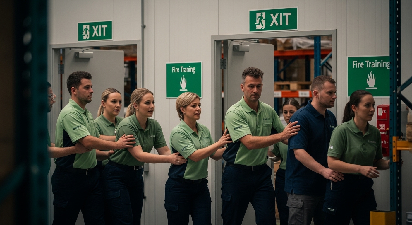 brandutbildning arbetsplats säkerhet