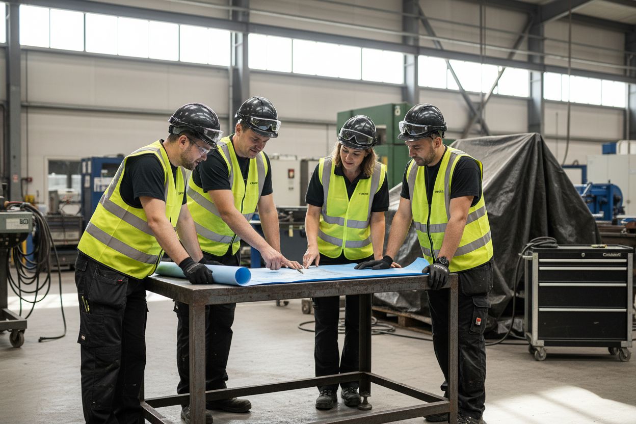 fabrik arbetsmiljö säkerhet