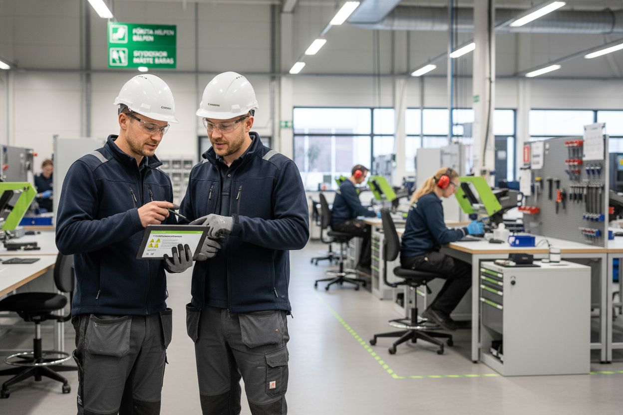 säker arbetsplats praktik