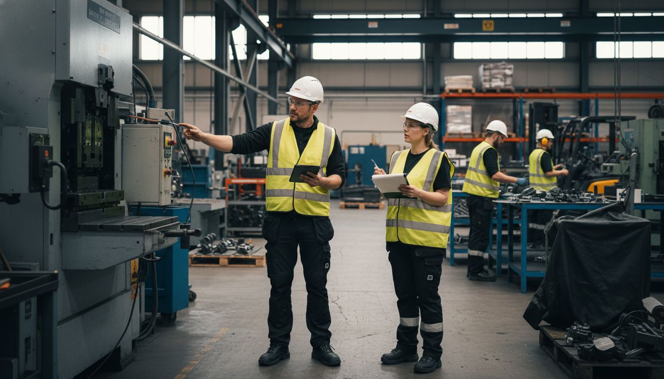 arbetsplats säkerhetsrond industri