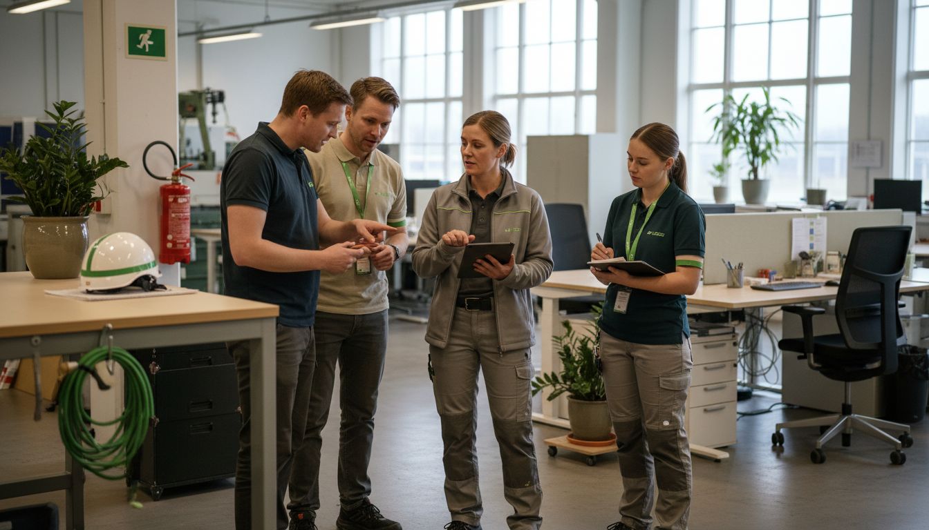 skyddsrond arbetsplats dokumentation