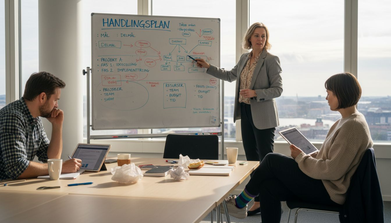 skapa handlingsplan arbetsmiljö