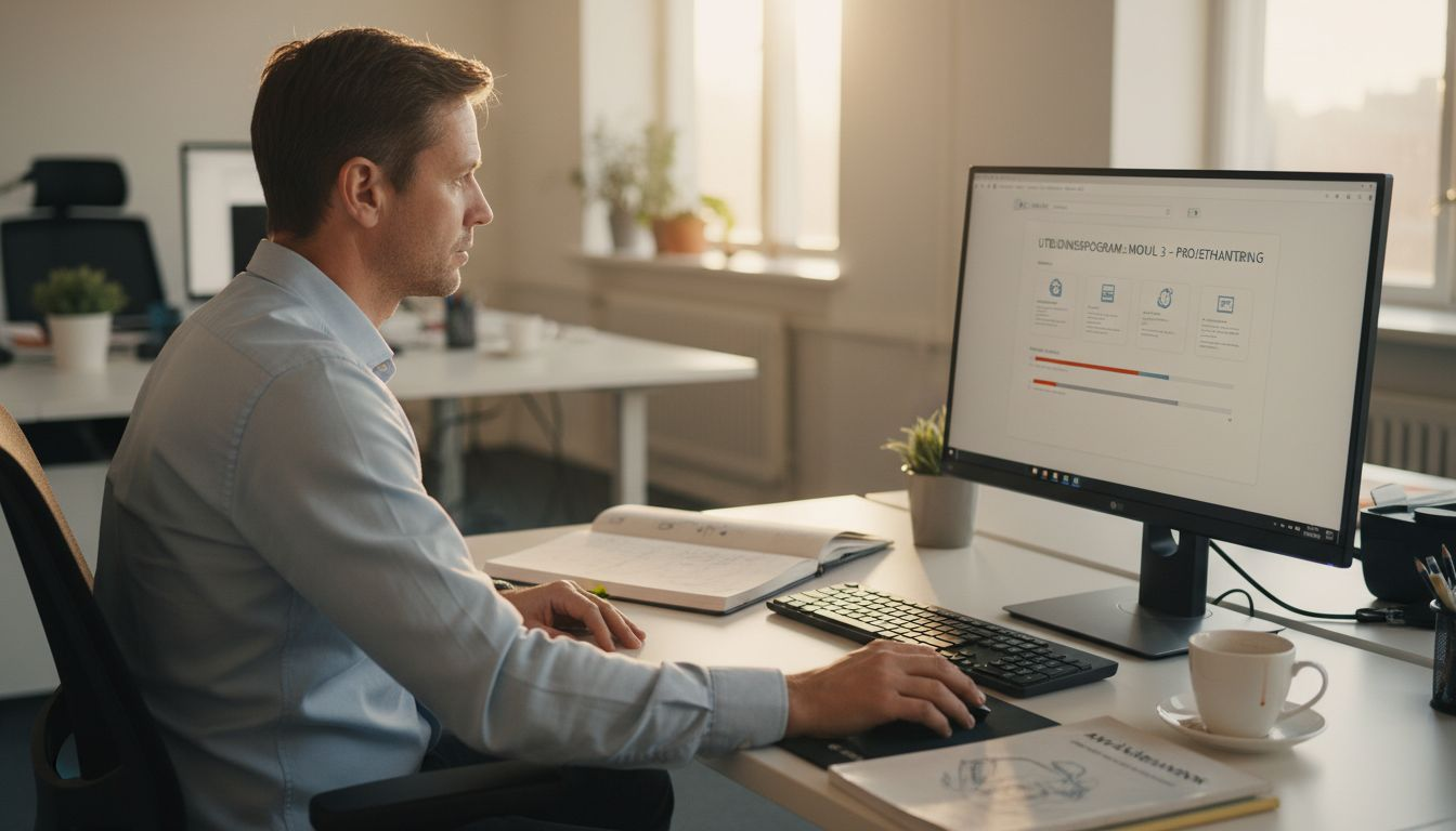 digital arbetsmiljöutbildning workflow