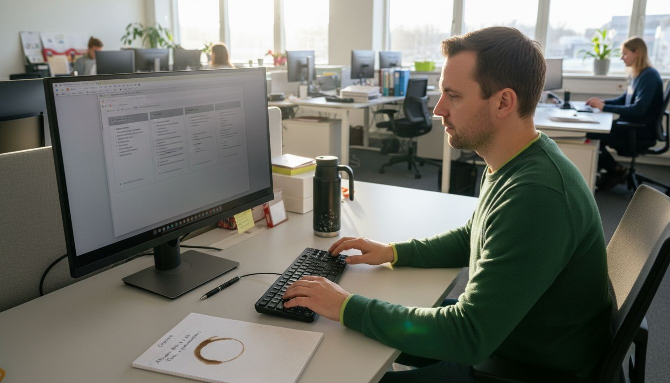 Som administratör arbetar man ofta i öppna och ljusa kontorsmiljöer.