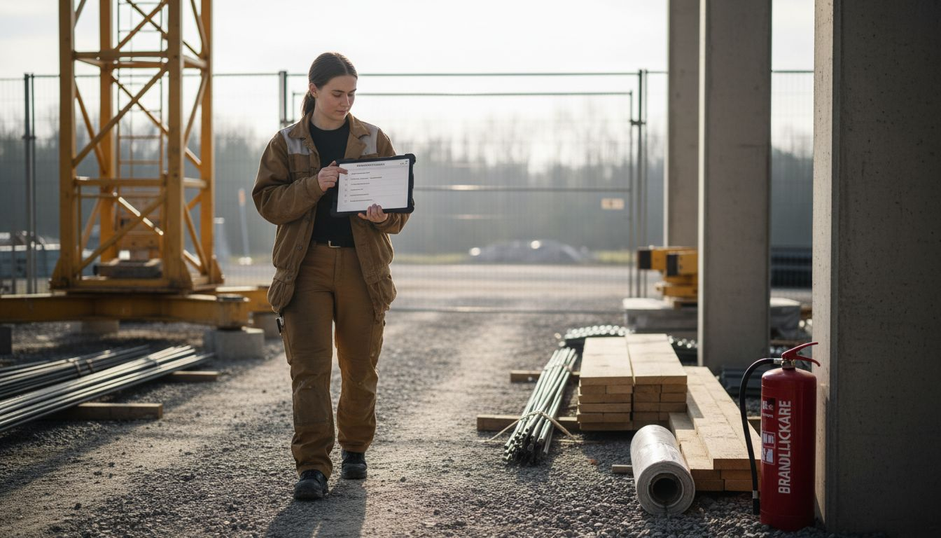 följa upp arbetsmiljöarbetet