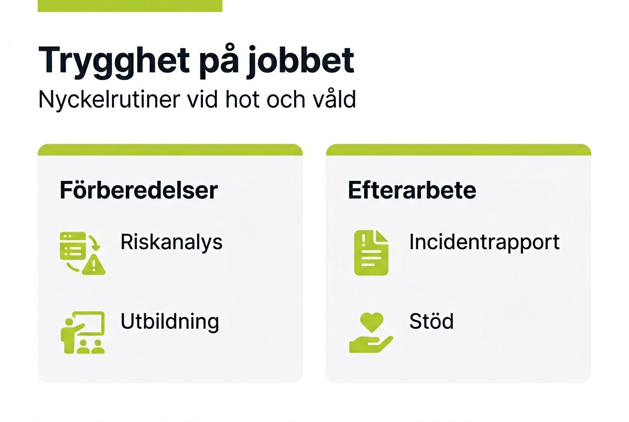 Illustration: Viktiga rutiner som skapar trygghet