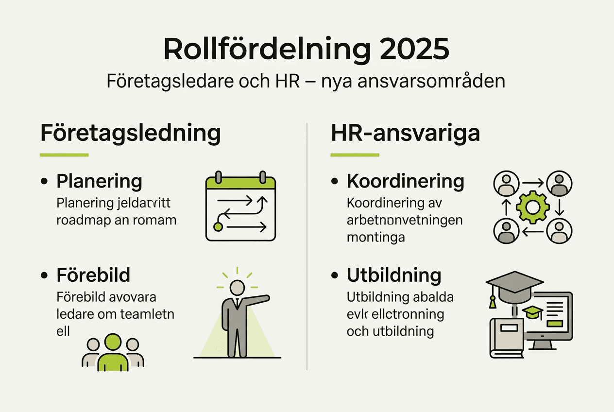 Översikt: Roller och ansvar 2025 – en grafisk sammanställning