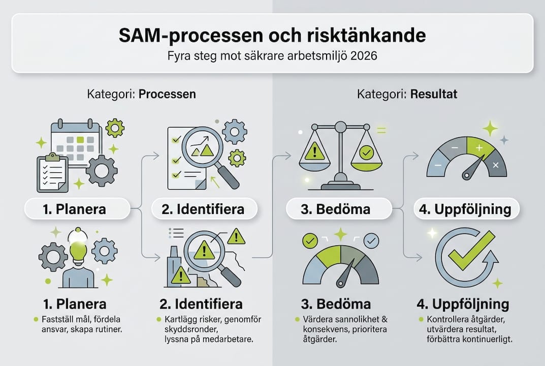 Översikt: Steg för steg genom SAM-processen