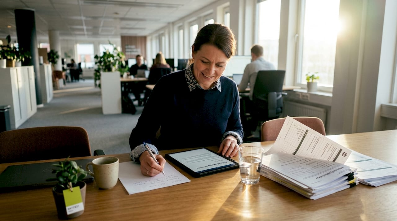 HR-specialisten genomför en riskbedömning av arbetsmiljön