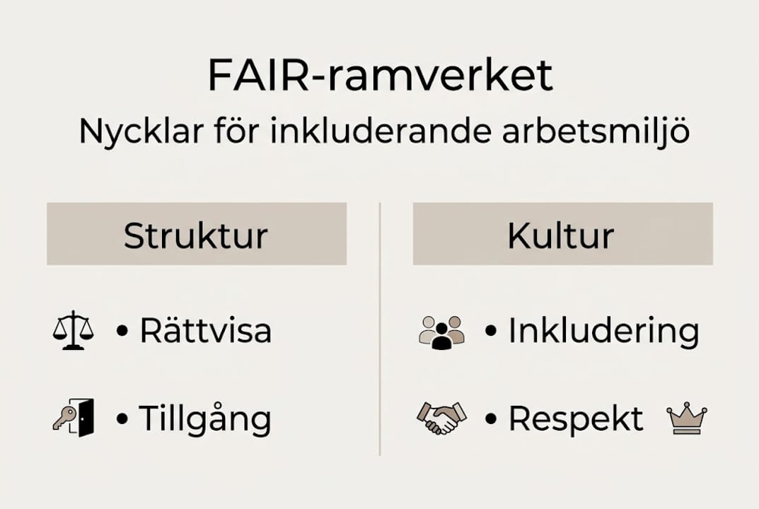 skapa inkluderande arbetsmiljö