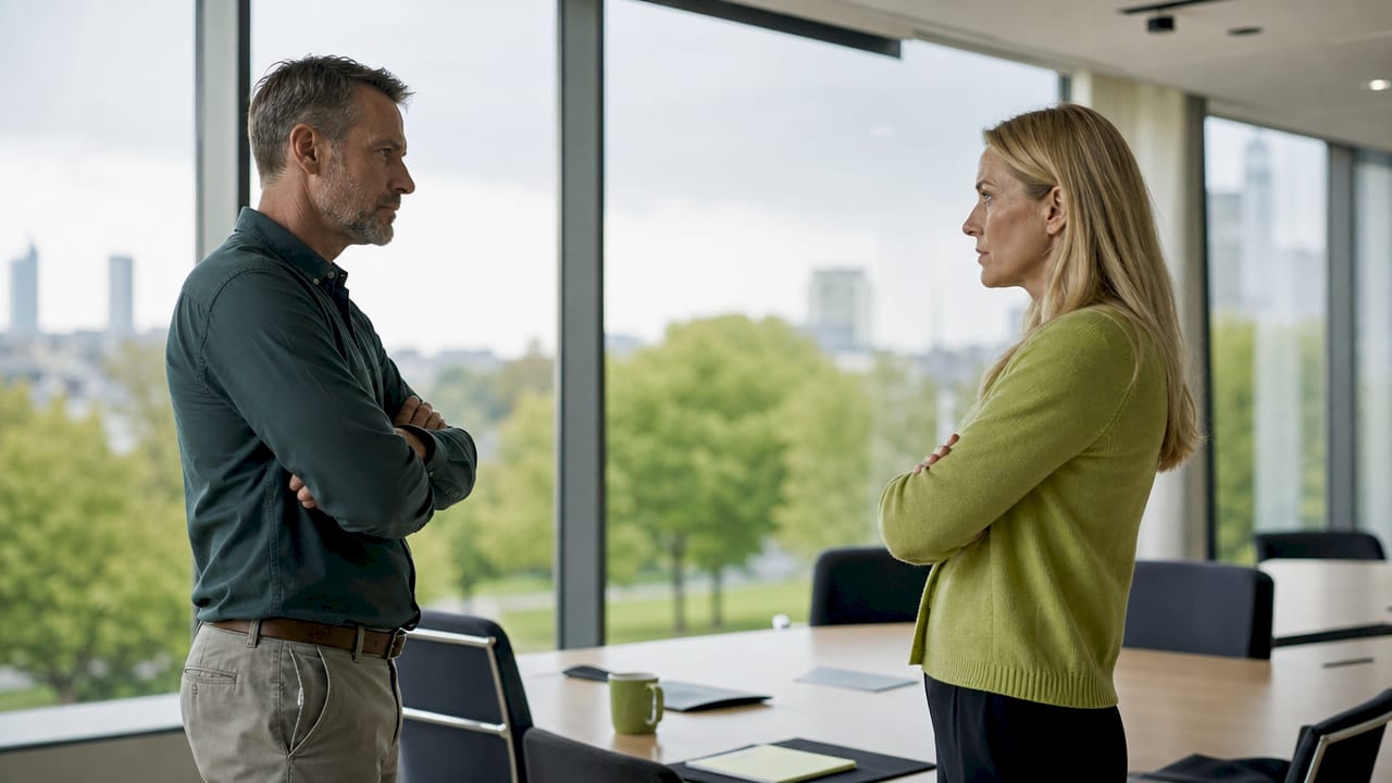Två medarbetare som inte riktigt kommer överens på jobbet