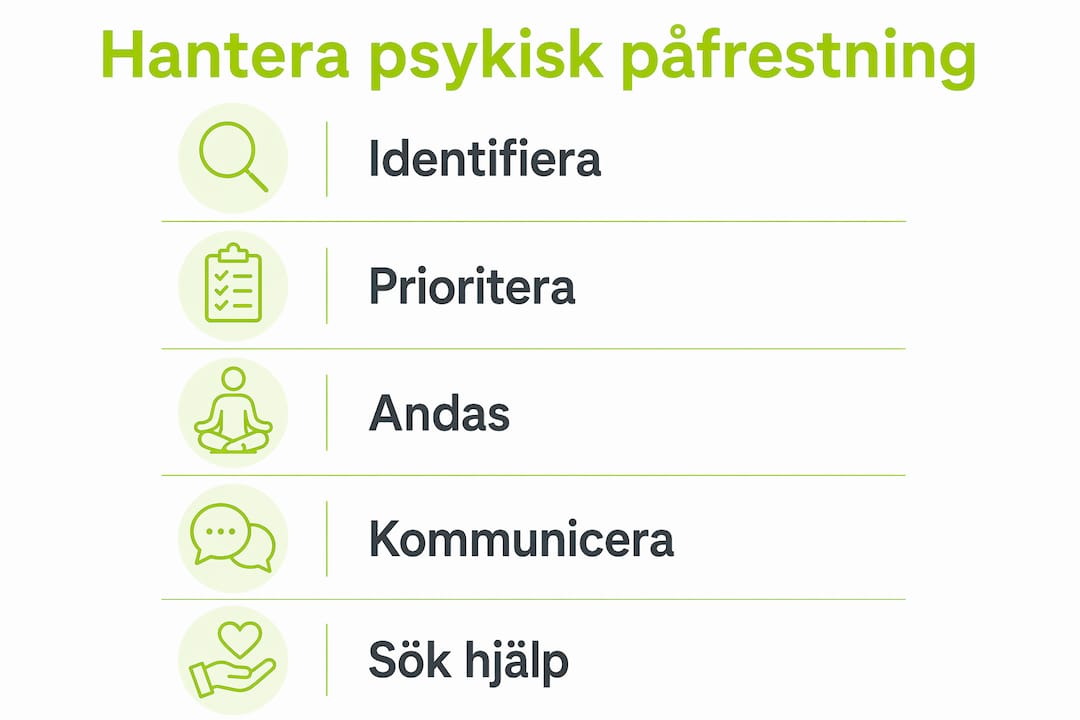 Steg-för-steg-guide: Så hanterar du psykisk belastning