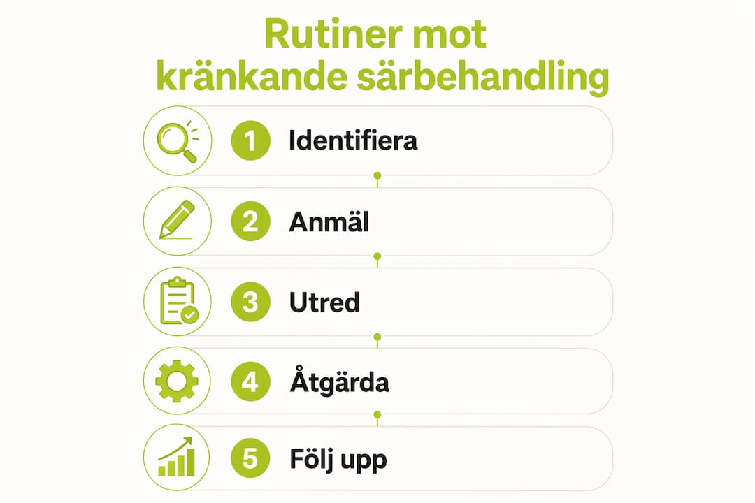 Grafisk översikt: Så arbetar vi mot kränkande behandling