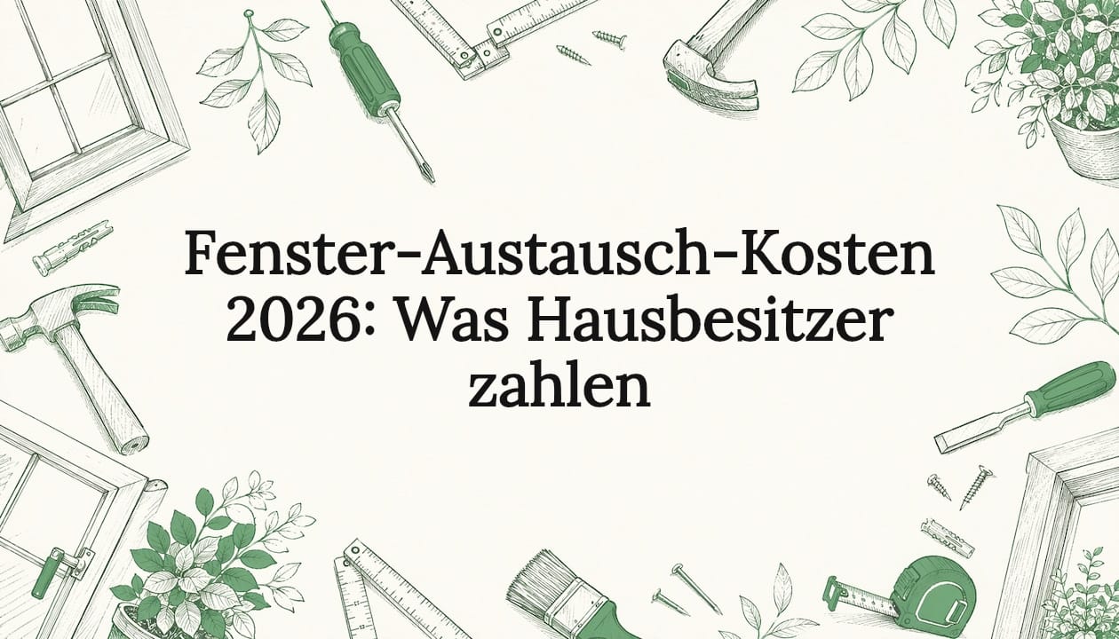 Titelbild mit einer stilvollen Illustration von verschiedenen Werkzeugen