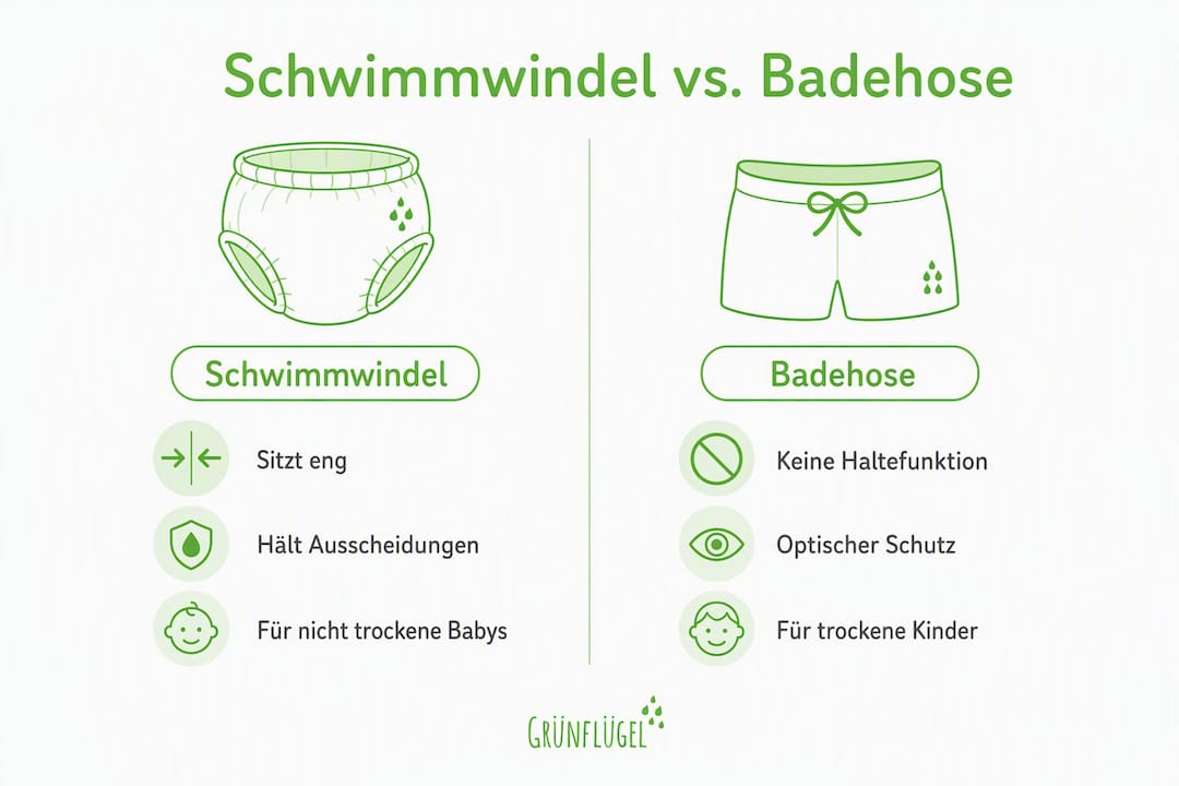 Übersicht: Was ist besser für Kinder – Schwimmwindel oder Badehose?